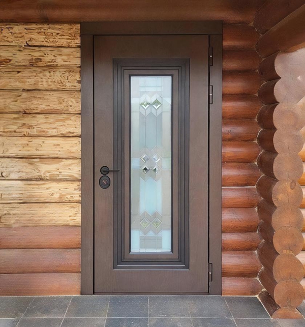 С витражным стеклом