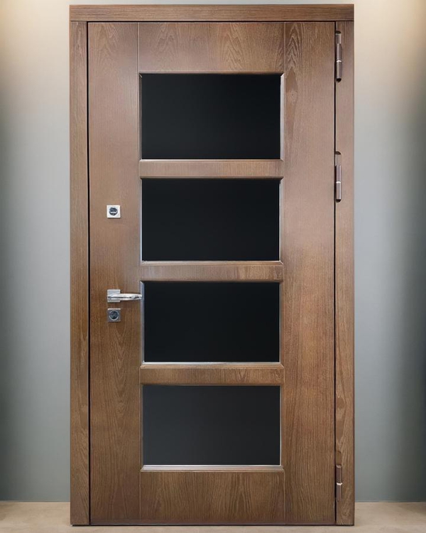 С остеклением и импостами