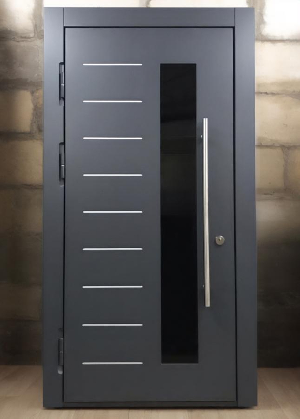 С молдингами и стеклом