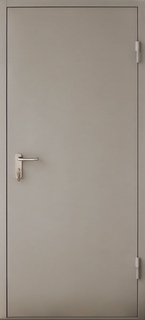 Одностворчатая металлическая дымогазоустойчивая дверь eis-60